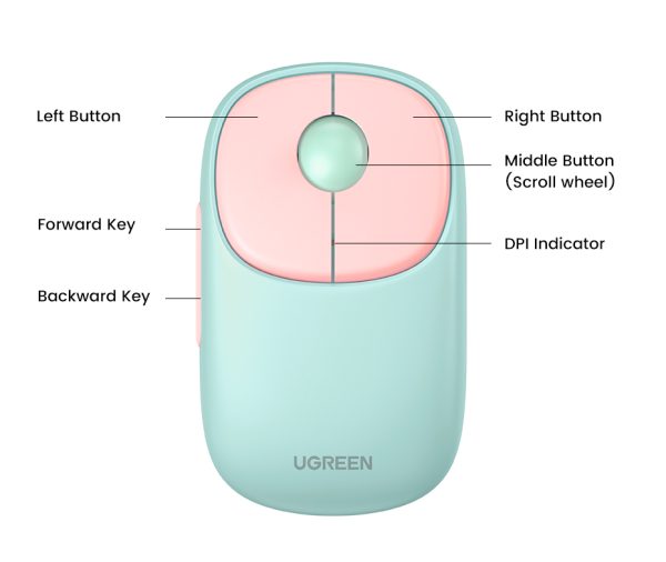 UGREEN-Rechargable-Dual-Mode-Wireless-Mouse-4000DPI-MU102905383