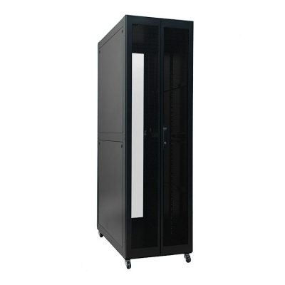 42U 600×1000 (W*D) Floor Standing Network Cabinet( Front Door and Rear Mesh Door)