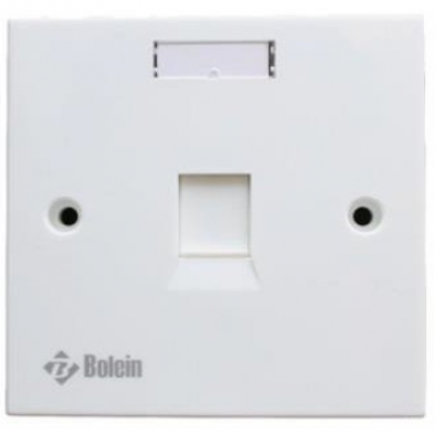 Single Faceplate with Cat3 RJ11 Jack