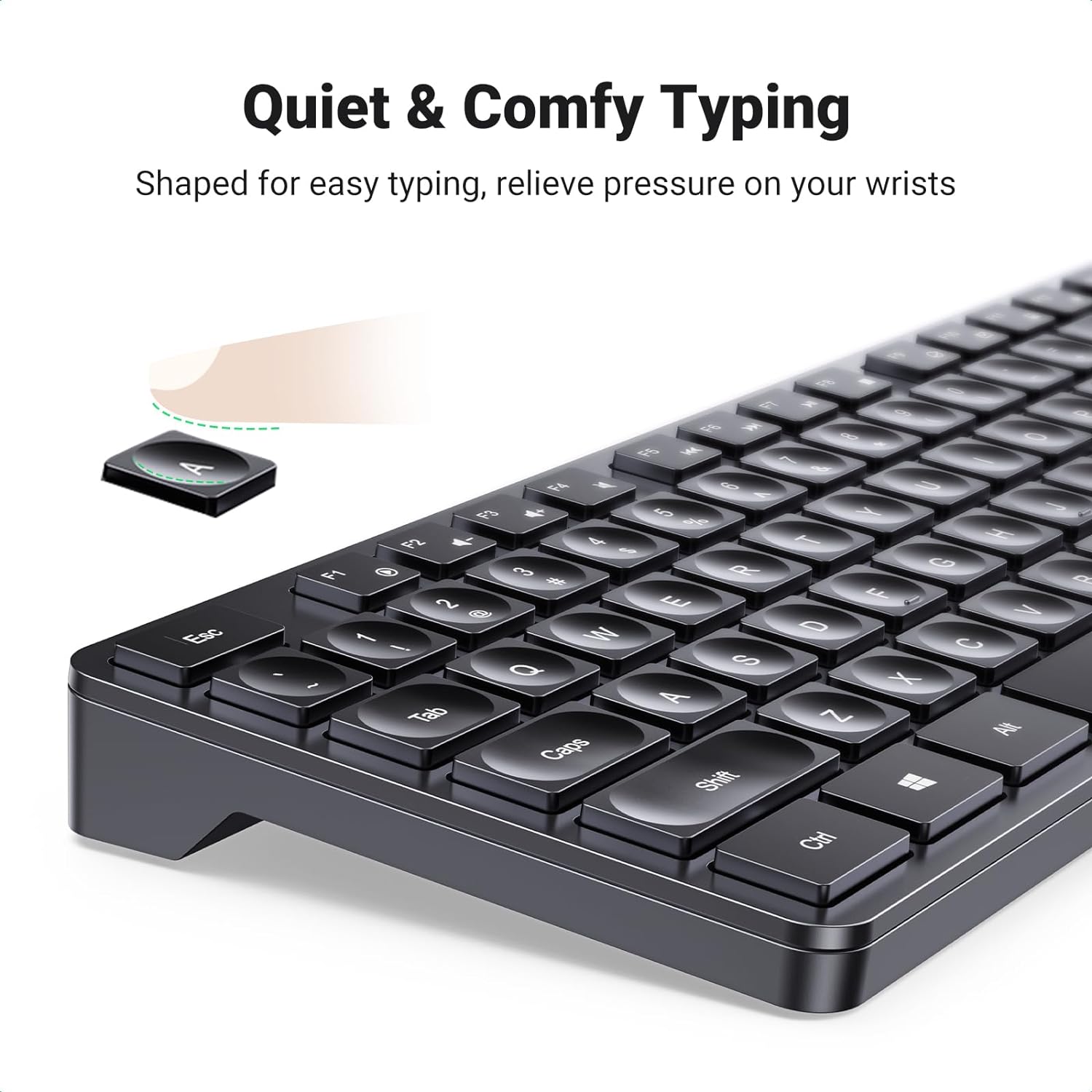 UGREEN 2.4G Wireless Keyboard and Mouse Combo - Versatile and Convenient- 15104 - Image 2