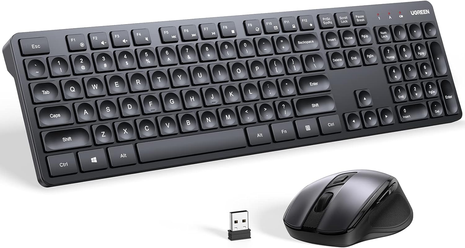 UGREEN 2.4G Wireless Keyboard and Mouse Combo - Versatile and Convenient- 15104 - Image 3