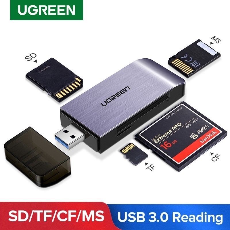 UGREEN 4-in-1 Card Reader-50541 | 4-In-1 USB 3.0A MF Card Reader - Image 8