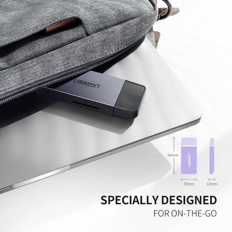 UGREEN 4-in-1 Card Reader-50541 | 4-In-1 USB 3.0A MF Card Reader - Image 7