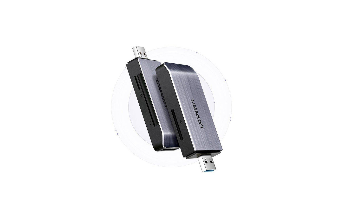 UGREEN 4-in-1 Card Reader-50541 | 4-In-1 USB 3.0A MF Card Reader - Image 3