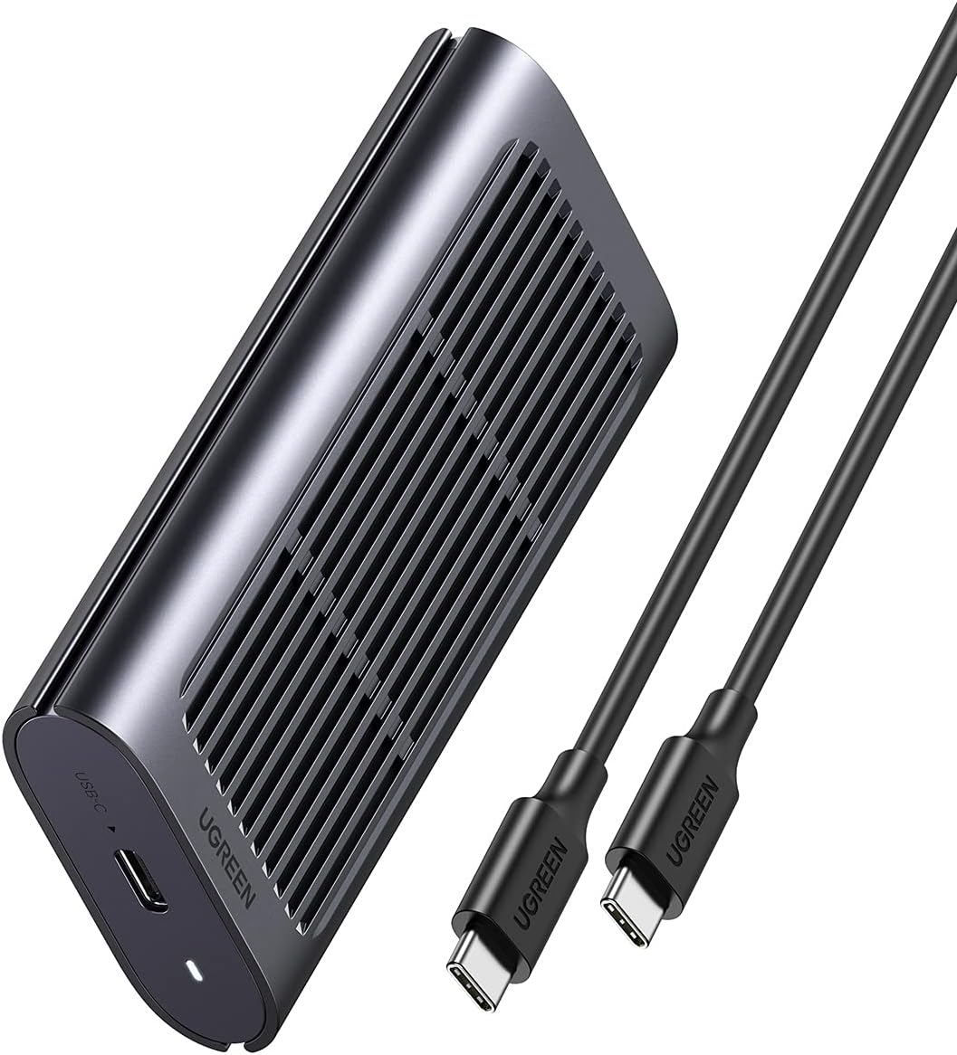 UGREEN SATA Hard Driver Enclosure for PC- 80554 | USB-C to M.2 NVMe Hard Drive Enclosure 20GB - Image 7