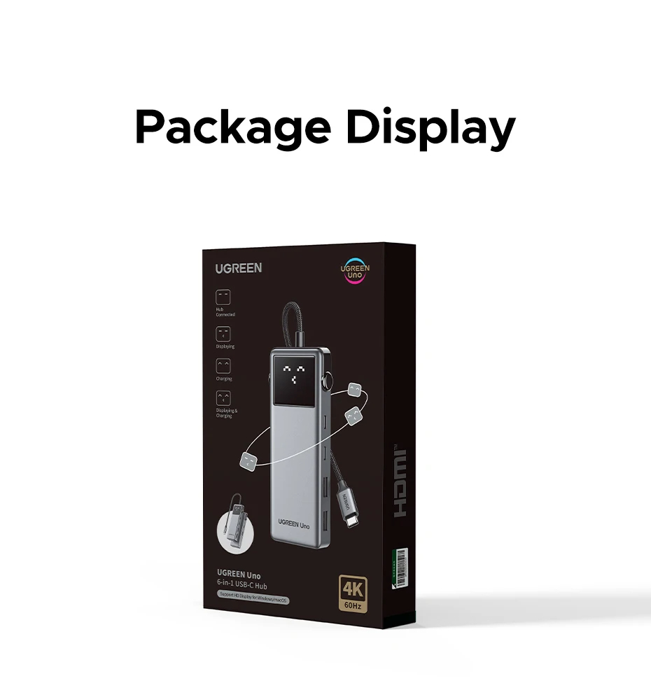 UGREEN 6 in 1 Uno USB-C Hub – 35998 | CM888 - Image 4