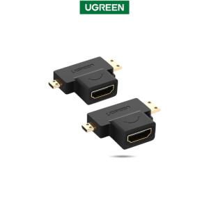 UGREEN Micro HDMI+Mini HDMI to HDMI Adapter