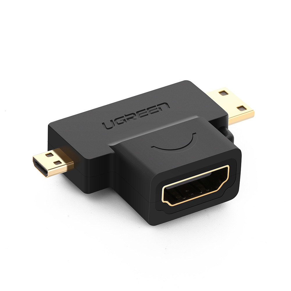UGREEN Micro HDMI+Mini HDMI to HDMI Adapter | 20144 - Image 2