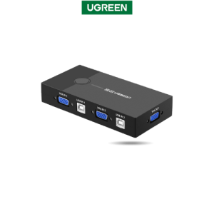 UGREEN KVM Switch with 2 Ports USB