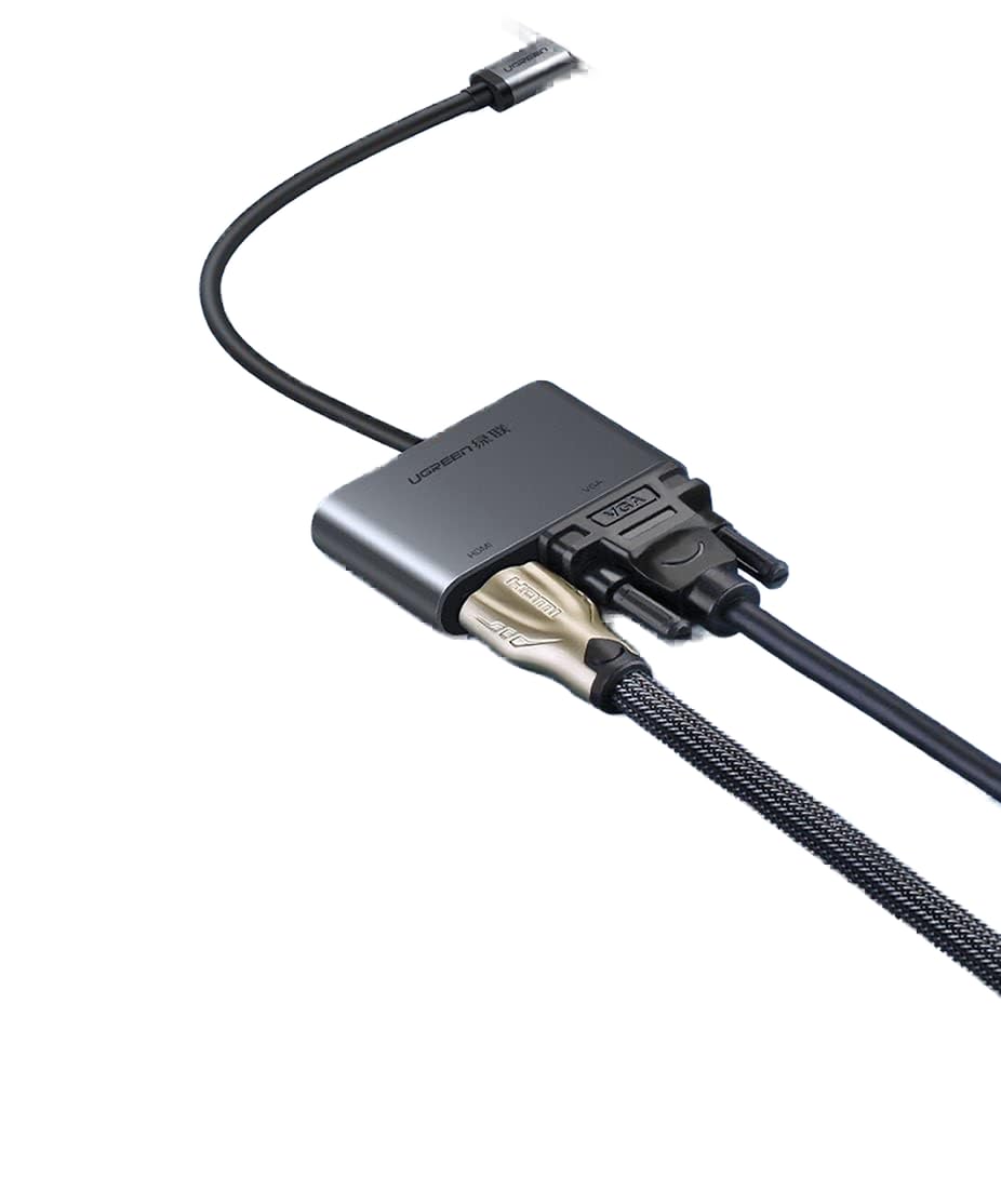 UGREEN USB-C to HDMI + VGA + USB 3.0 Adapter with PD | 50505 - Image 7