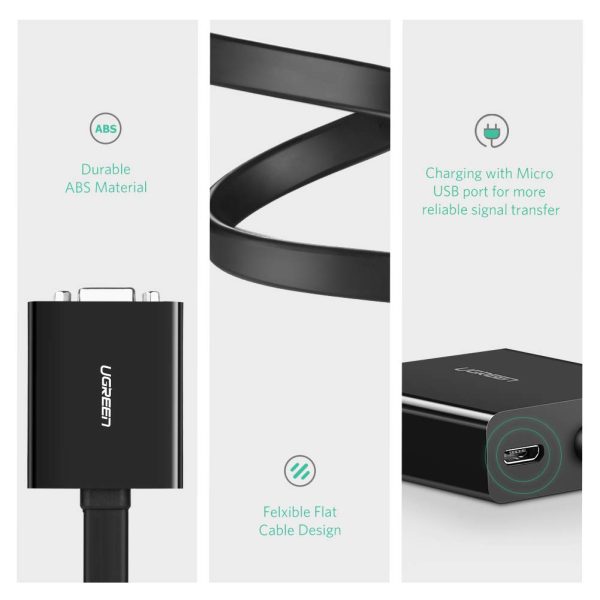 Version 1.0.0 UGREEN DVI-D to VGA Active Converter | 40259