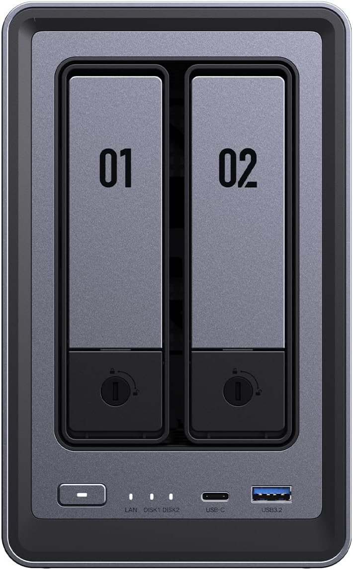 UGREEN NAS DXP2800 – Compact 2-Bay NAS with High-Speed Performance - Image 2