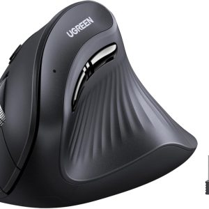 UGREEN Wireless Vertical Mouse (2.4GHz & Bluetooth) | MU002 - Black