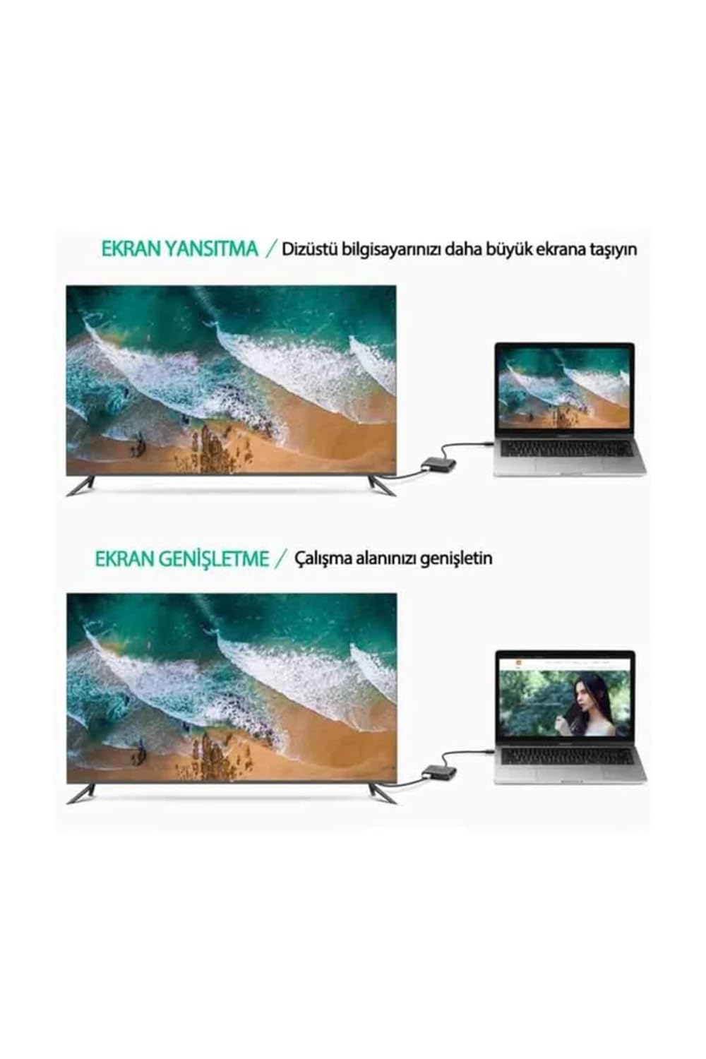 UGREEN USB-C to HDMI + VGA + USB 3.0 Adapter with PD | 50505 - Image 5