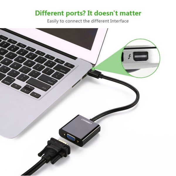 61ELNZ7CaEL._SL1001_ UGREEN Mini DisplayPort to VGA Converter- 10459