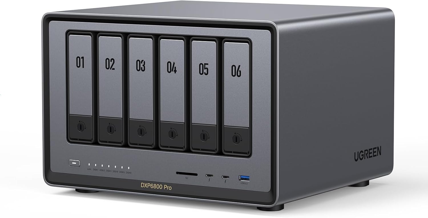 UGREEN NAS DXP6800 PRO – High-Performance 6-Bay NAS with Thunderbolt 4 - Image 7