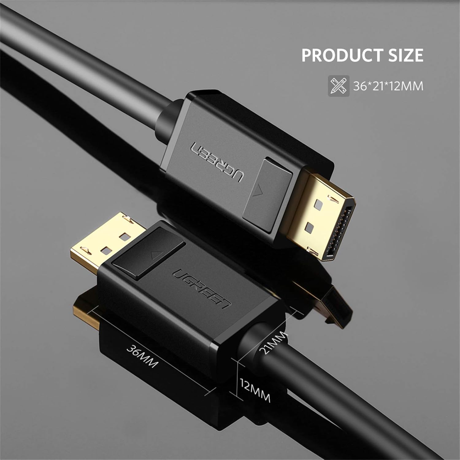 UGREEN DP Male to Male Cable- 1.5 Meter | 10245 - Image 5
