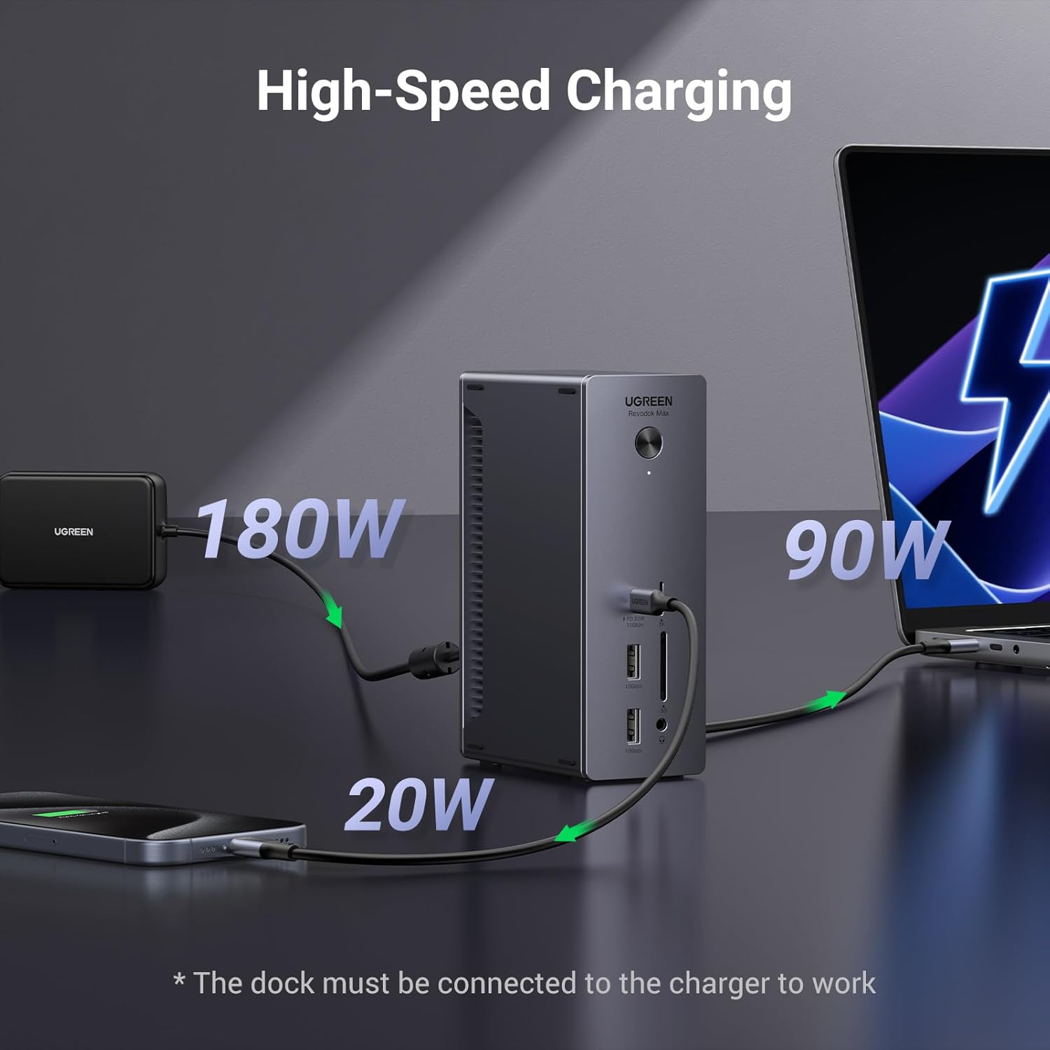 UGREEN Revodok Max 213 USB-C 13-in-1 Docking Station-25054EU - Image 2