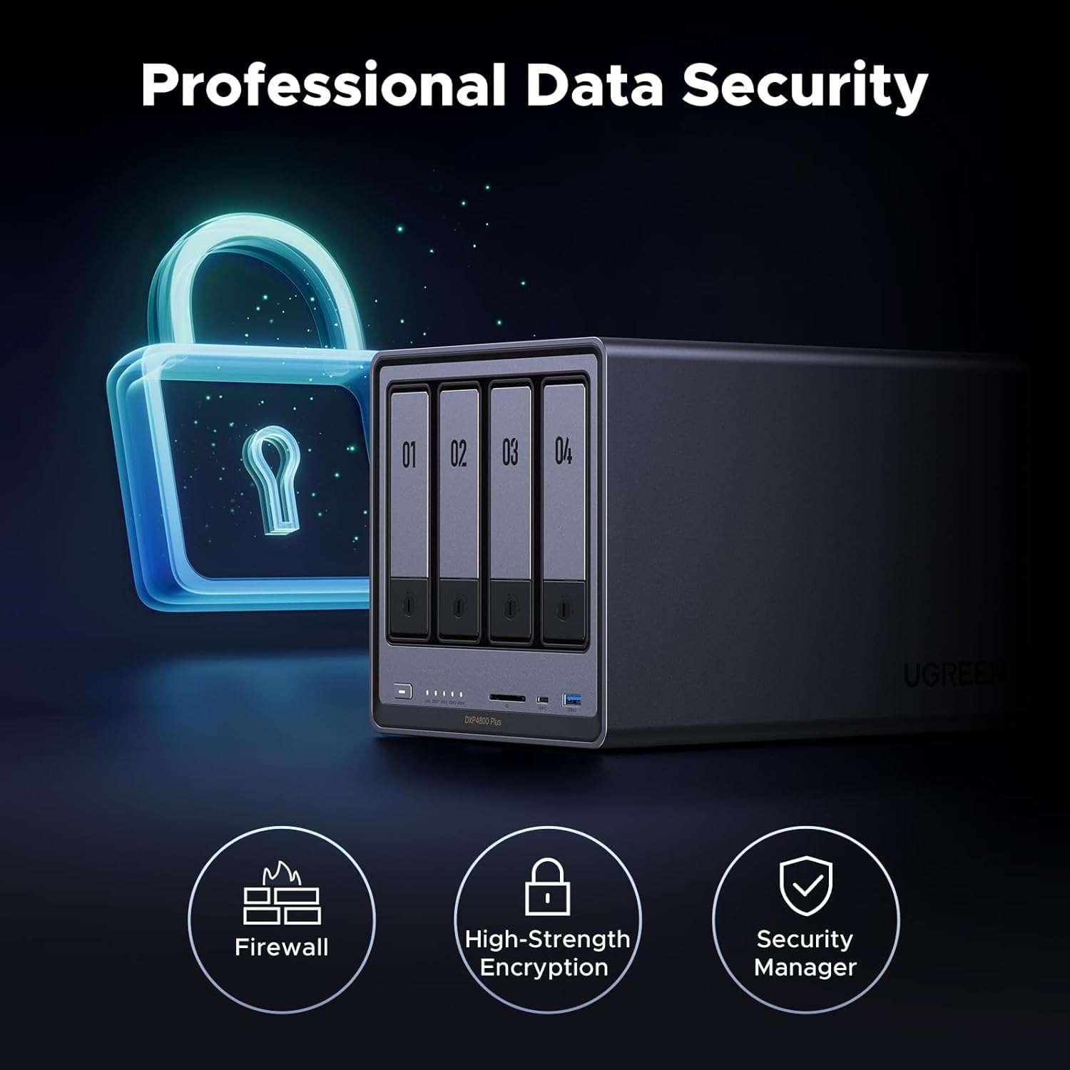 UGREEN NAS DXP4800 PLUS – High-Performance Compact Storage Solution - Image 6