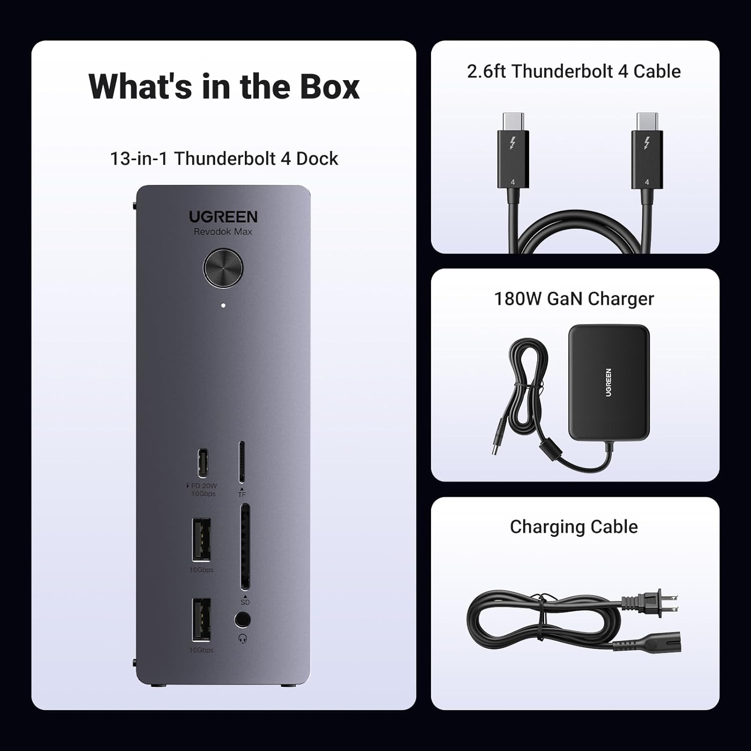 UGREEN Revodok Max 213 USB-C 13-in-1 Docking Station-25054EU - Image 9