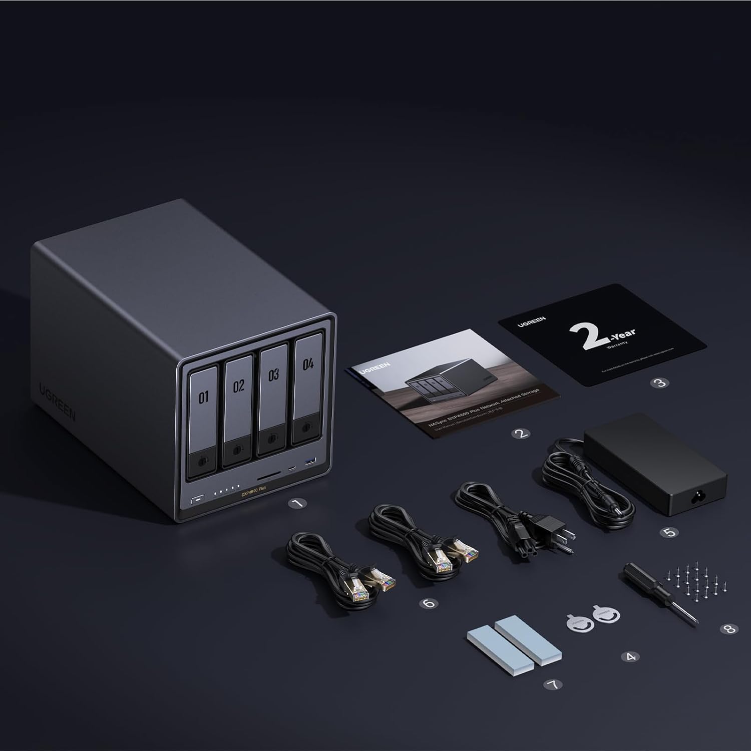 UGREEN NAS DXP4800 PLUS – High-Performance Compact Storage Solution - Image 2