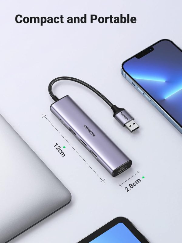 61sYi2bxBSL._AC_SL1500_ UGREEN USB 3.0 5-in-1 Hub – 60554