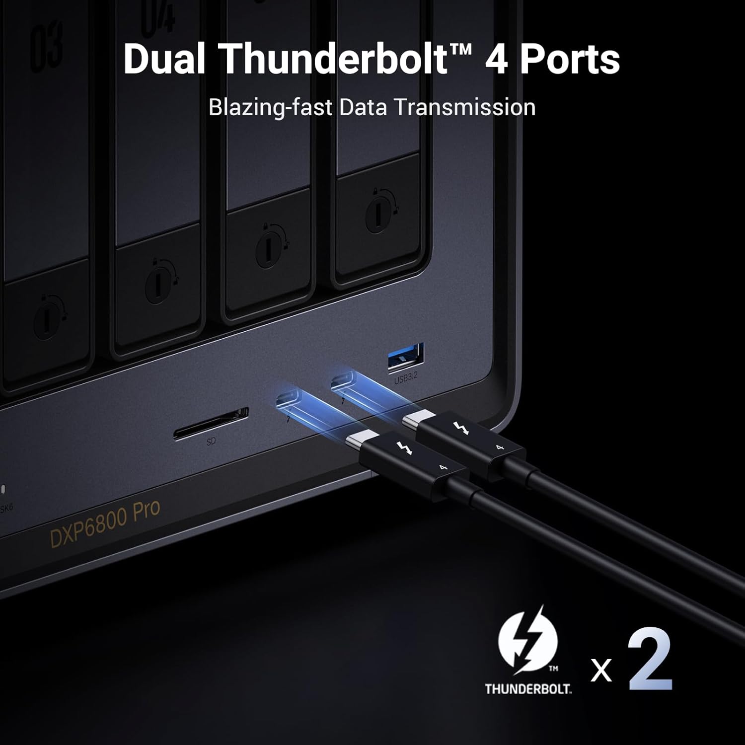 UGREEN NAS DXP6800 PRO – High-Performance 6-Bay NAS with Thunderbolt 4 - Image 2