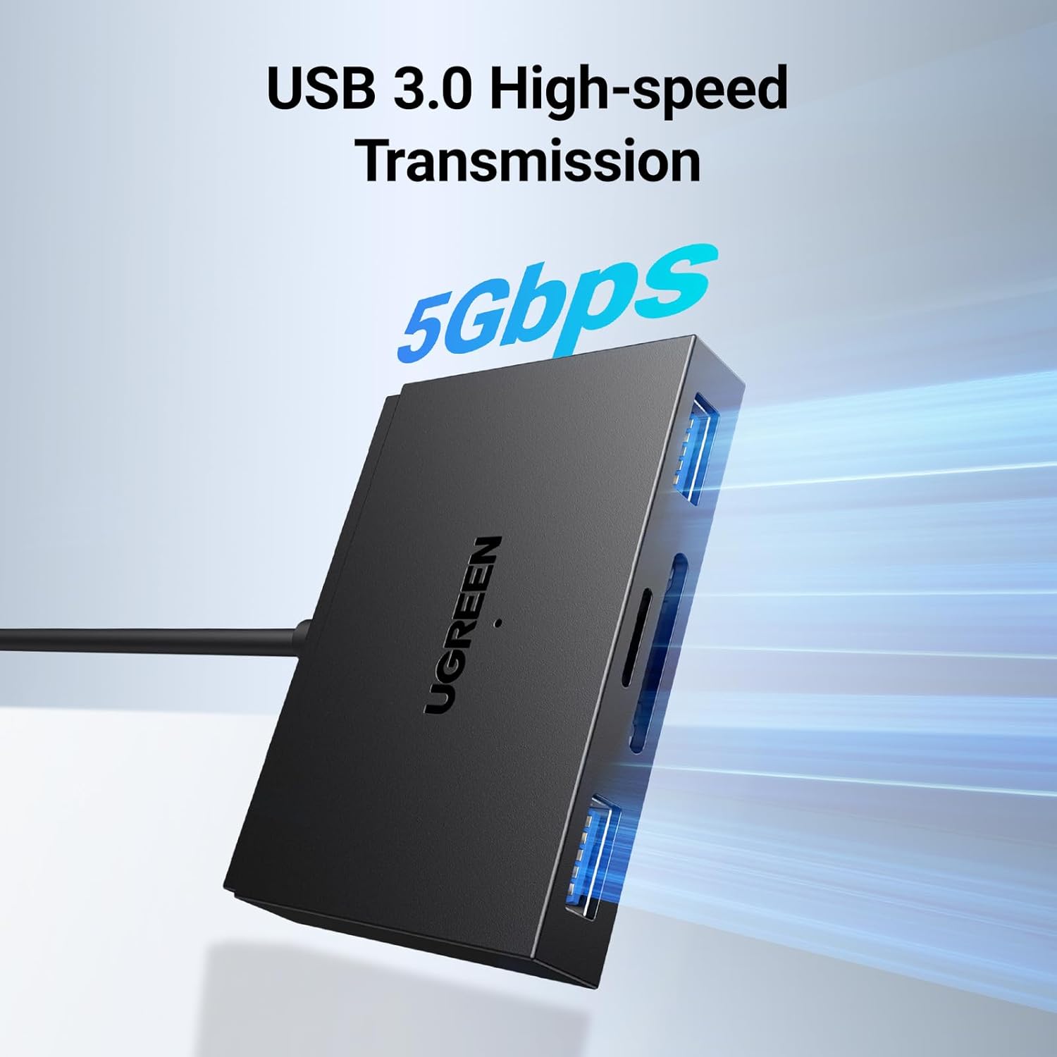 UGREEN USB-C & USB-A Card Reader to TF/SD + 2×USB-A 3.0 - Image 6