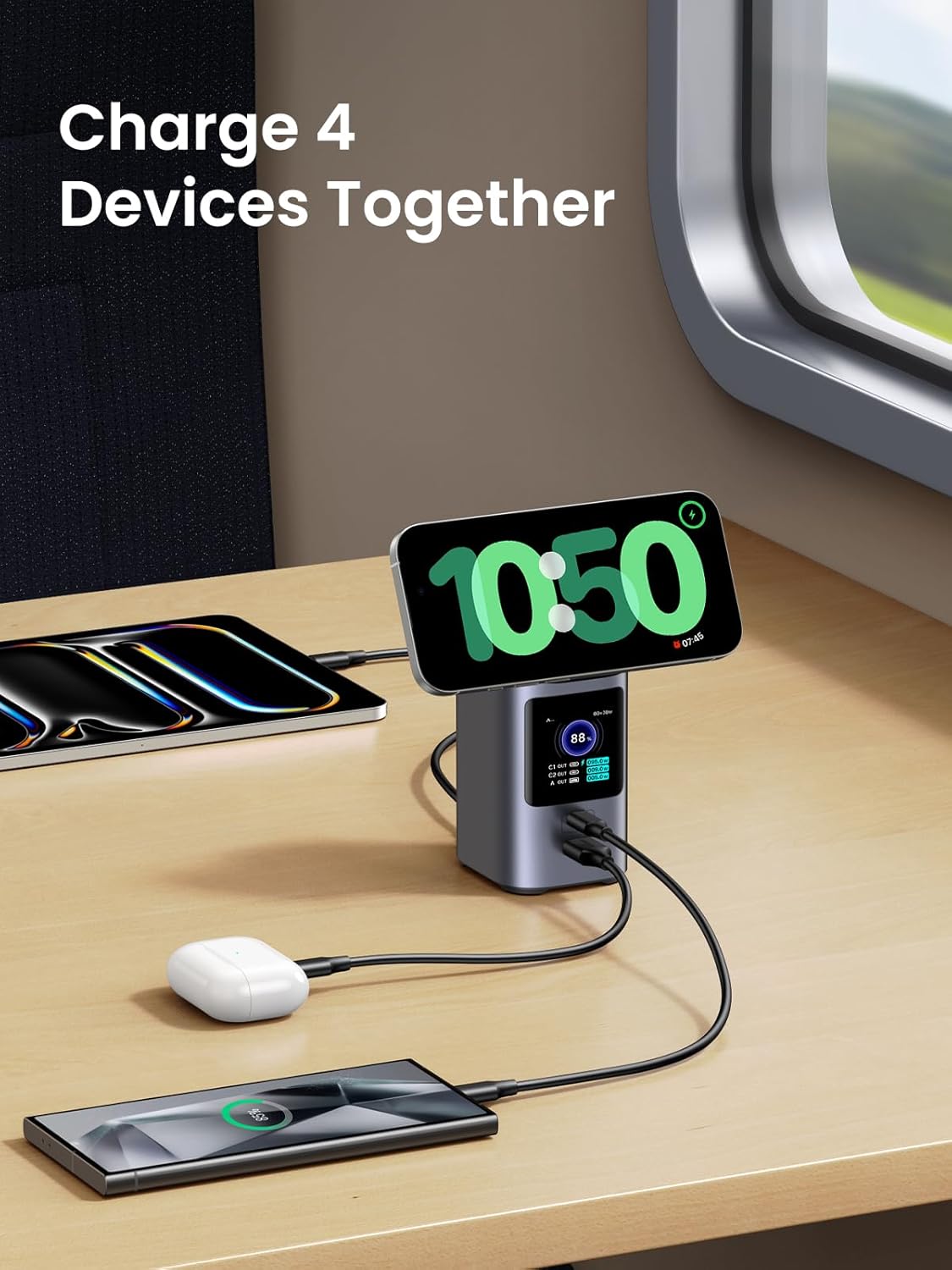 UGREEN 20000mAh -145W Power bank | Magnetic Wireless - 2C1A + 15W - Image 4