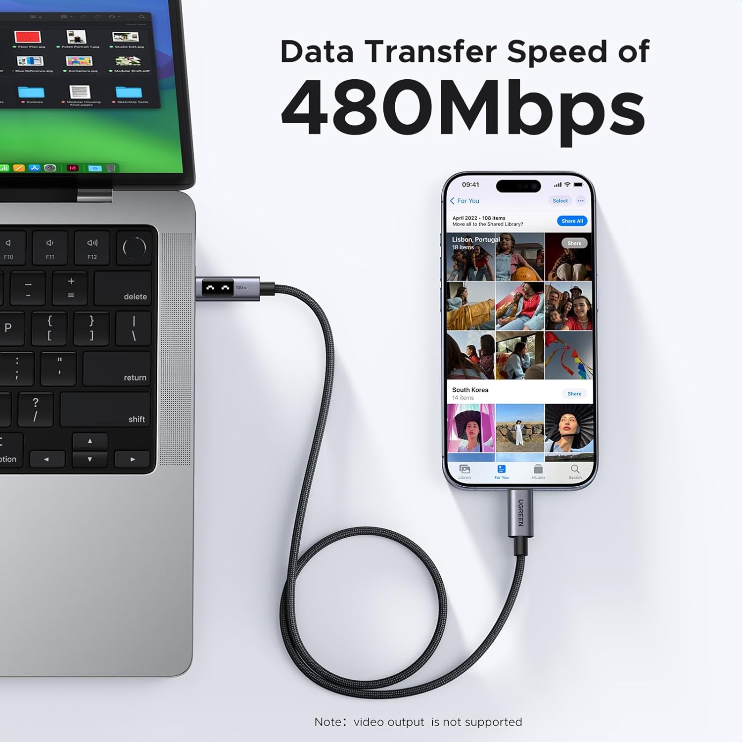 UGREEN UNO USB-C to USB-C Cable | 35501 - Image 3