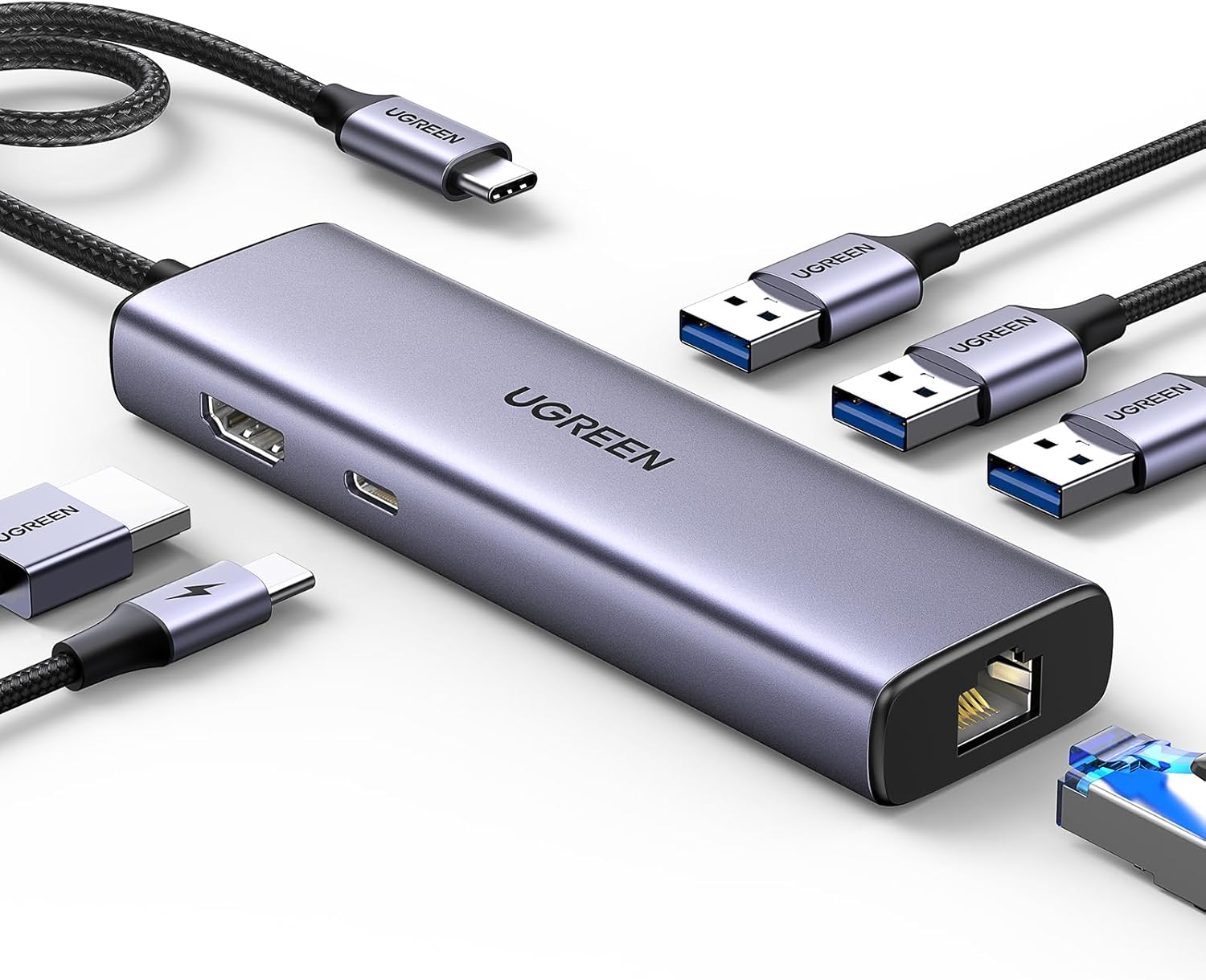 UGREEN 6 in 1 USB-C Hub – 15598 - Image 3