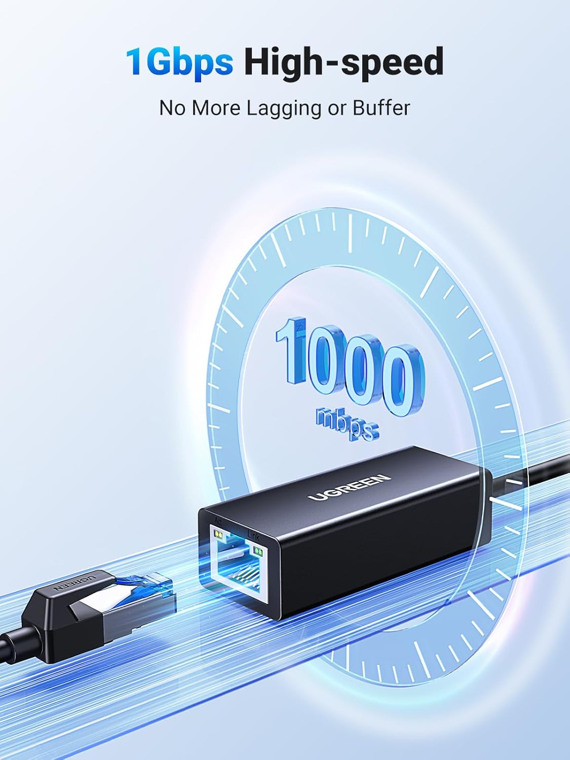 Ugreen USB to Gigabit LAN ( 10/100/1000) | 20256 - Image 6