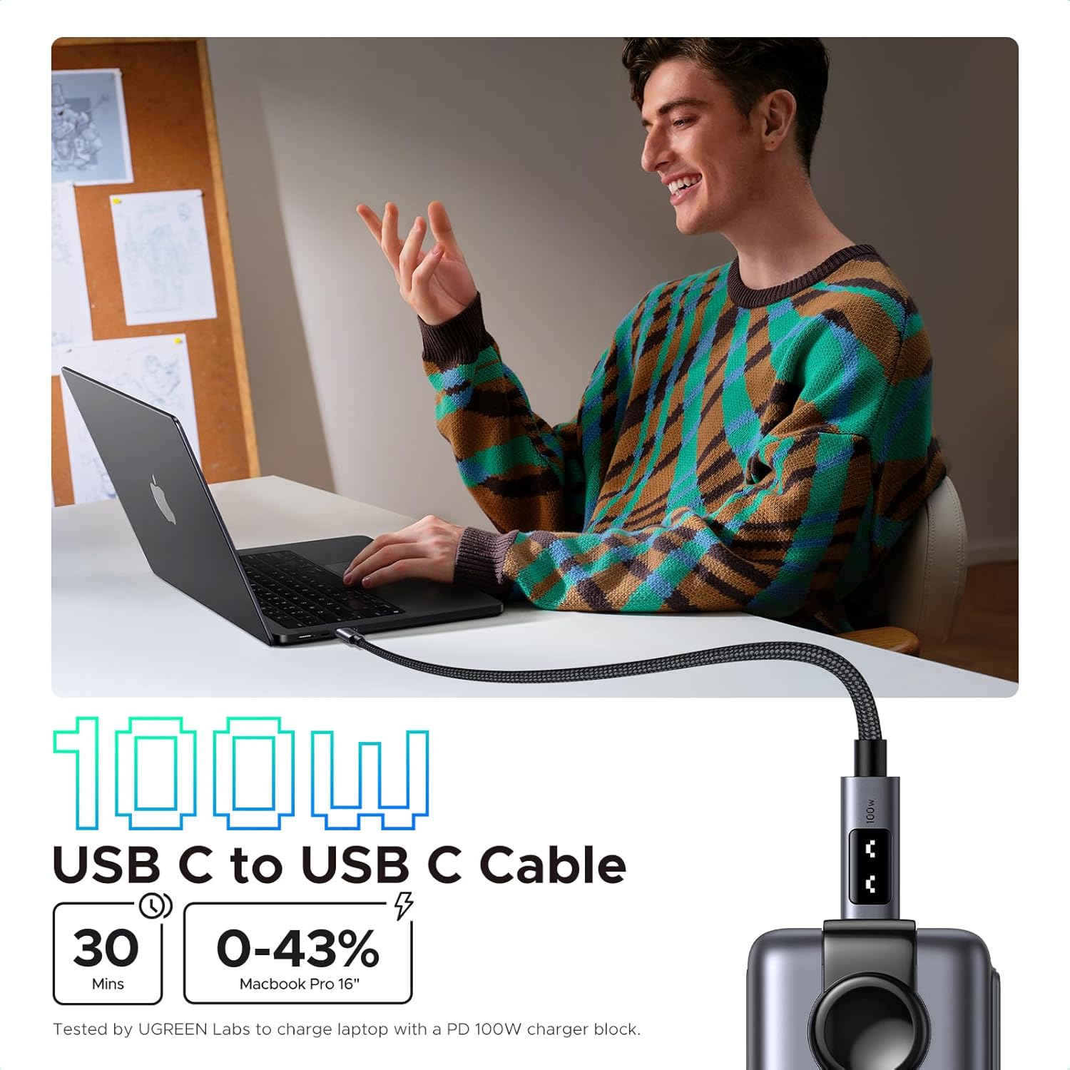 UGREEN UNO USB-C to USB-C Cable | 35501 - Image 7