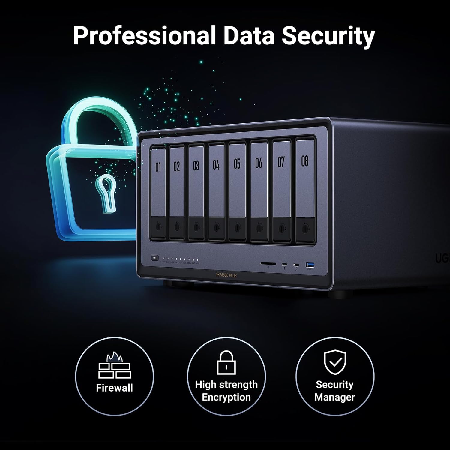 UGREEN NAS DXP8800 PLUS- 8 BAY | NASYNC - Image 5