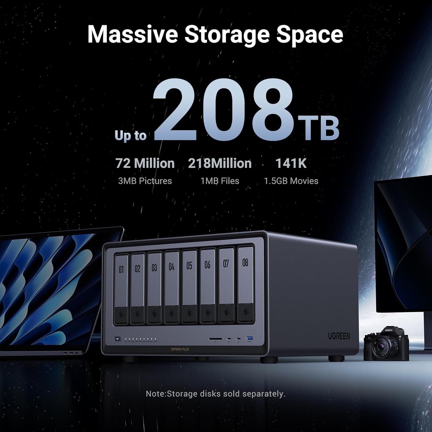 UGREEN NAS DXP8800 PLUS- 8 BAY | NASYNC - Image 2