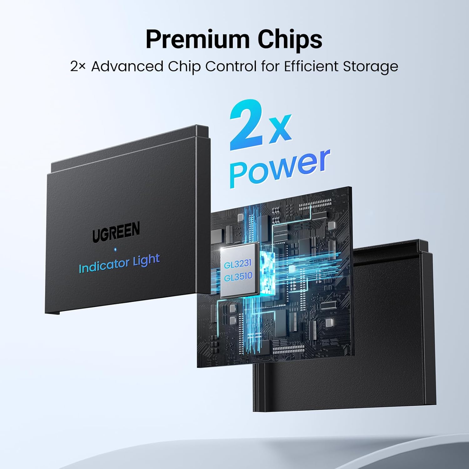 UGREEN USB-C & USB-A Card Reader to TF/SD + 2×USB-A 3.0 - Image 2