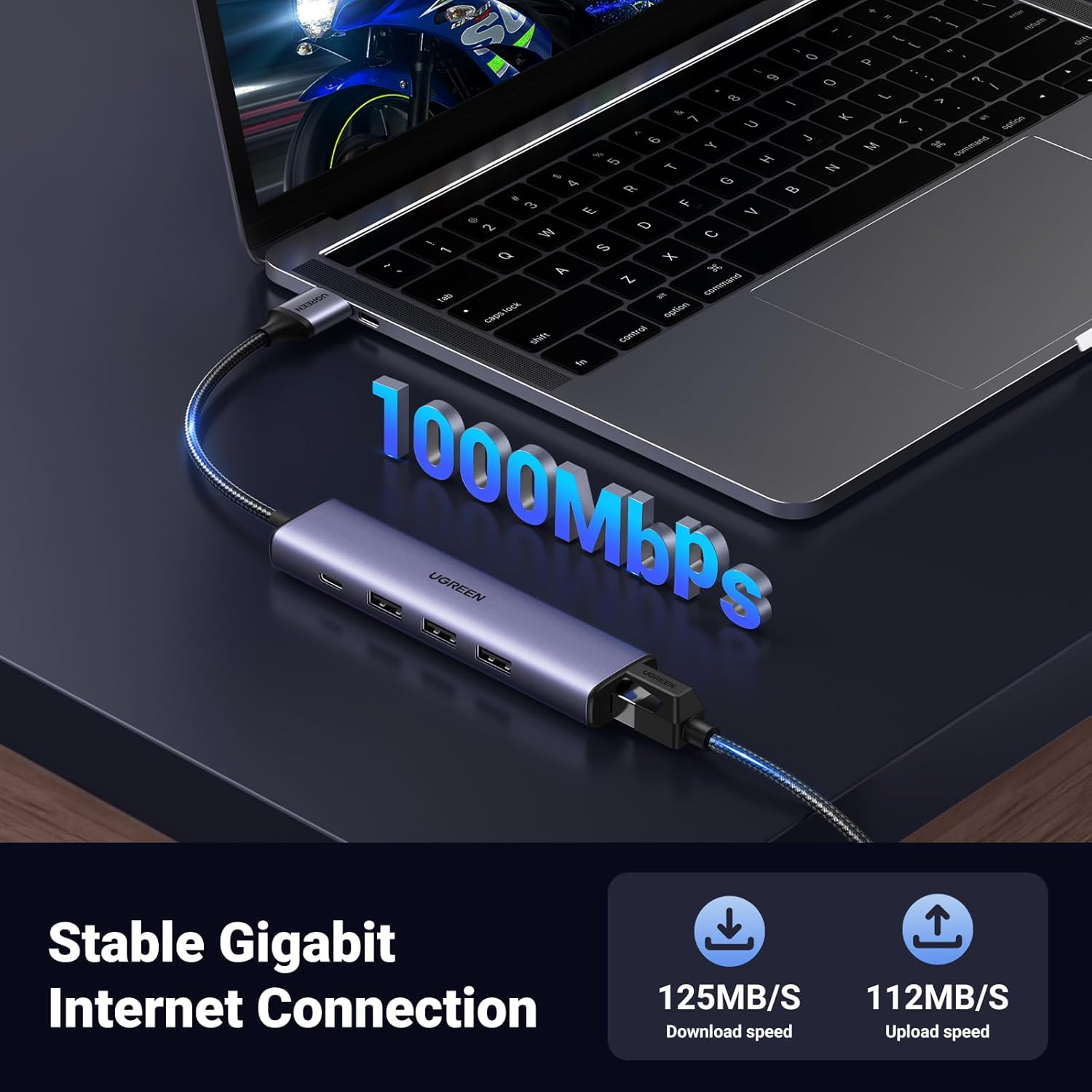 UGREEN USB 3.0 5-in-1 Hub – 60554 - Image 7
