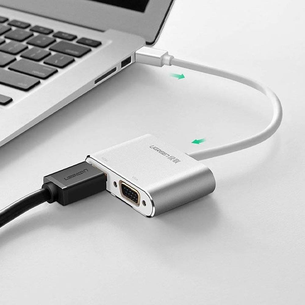 UGREEN Mini DP to HDMI+VGA Converter- 20421 - Image 5