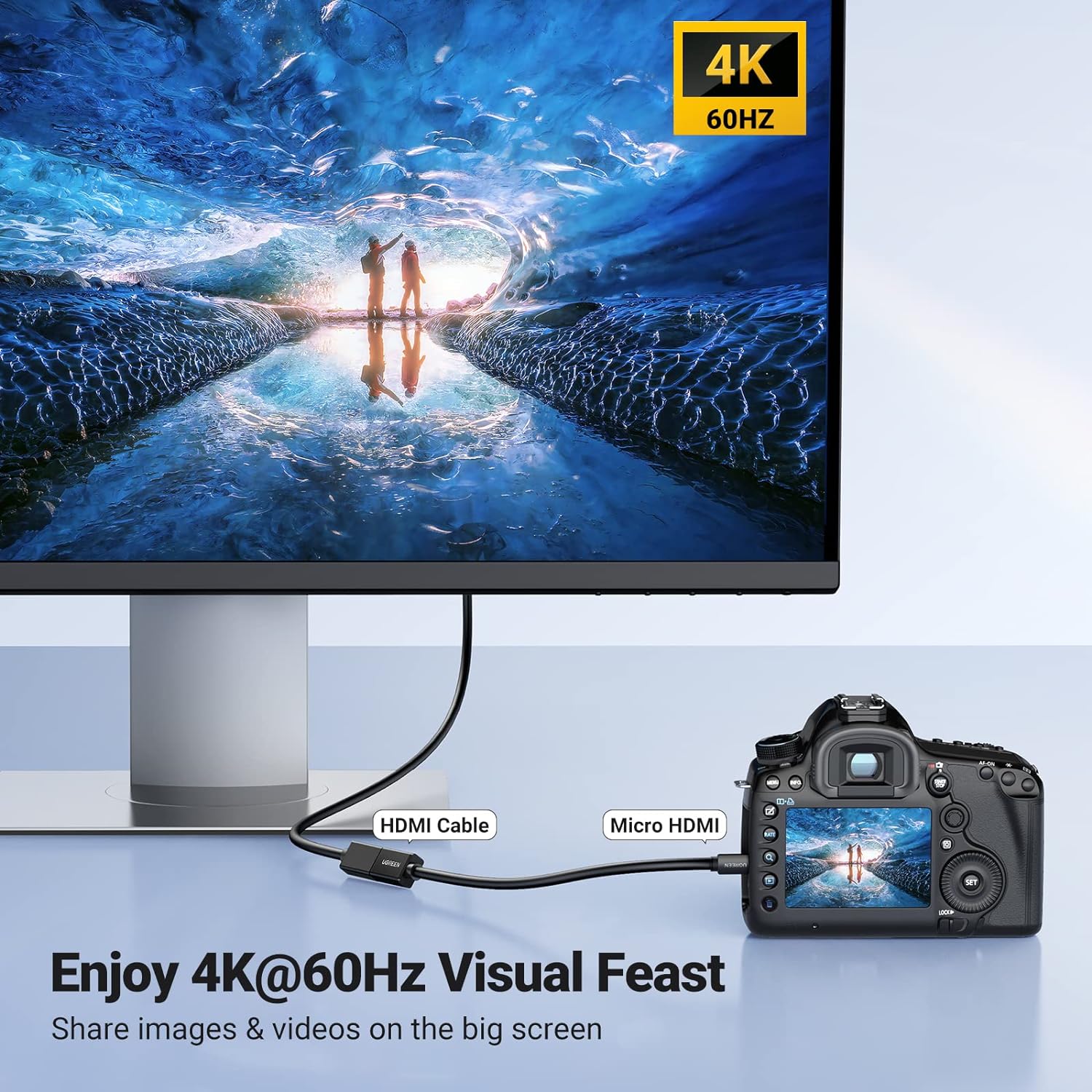 UGREEN Micro HDMI to HDMI Adapter | 20134 - Image 3