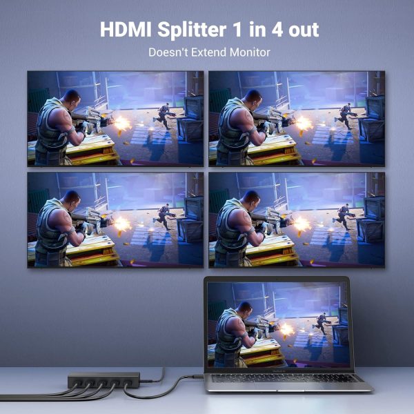 81Vv2DGLbdL._AC_SL1500_ UGREEN HDMI Splitter 1 In 4 Out | 90514