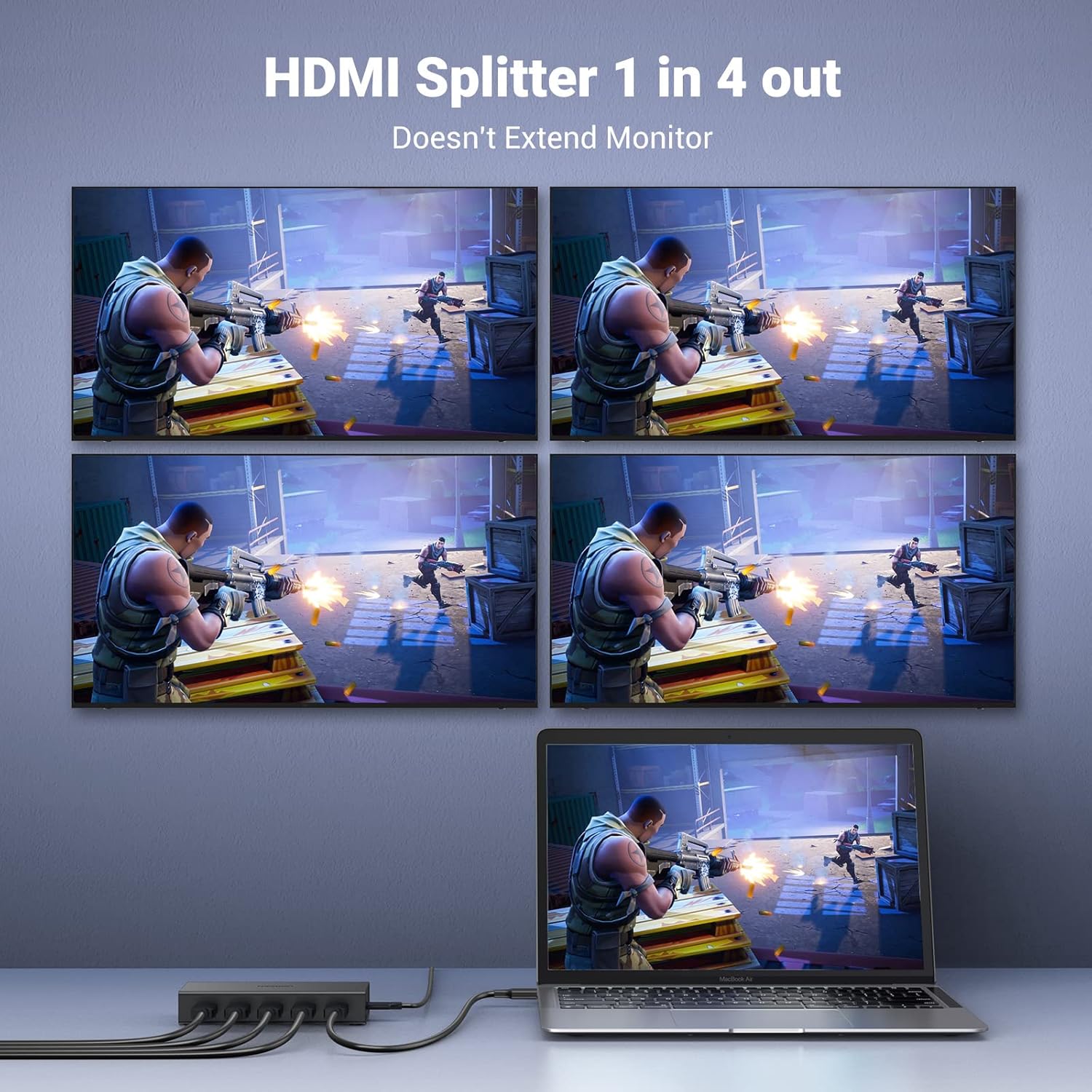 UGREEN HDMI Splitter 1 In 4 Out | 90514 - Image 2