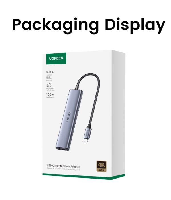 UGREEN 5 in 1 USB-C Hub – 15495