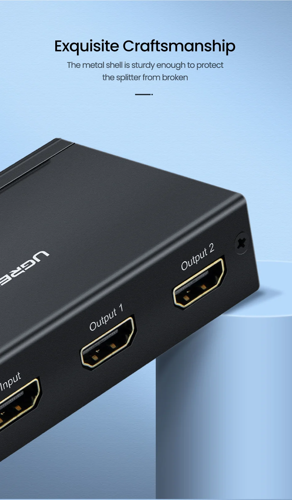 UGREEN 1x2 HDMI Amplifier Splitter | 40201 - Image 7