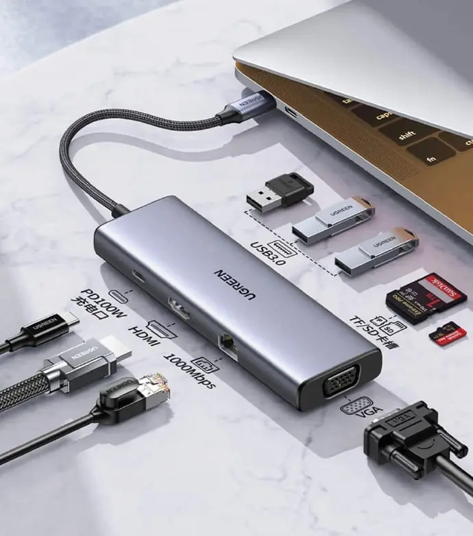 UGREEN 9 in 1 USB-C Hub – 15600 - Image 2