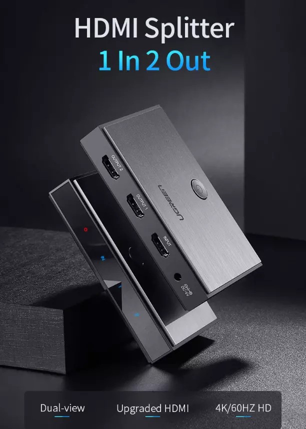 UGREEN 4K HDMI 2.0 1×2 Splitter | 50707 - Image 6