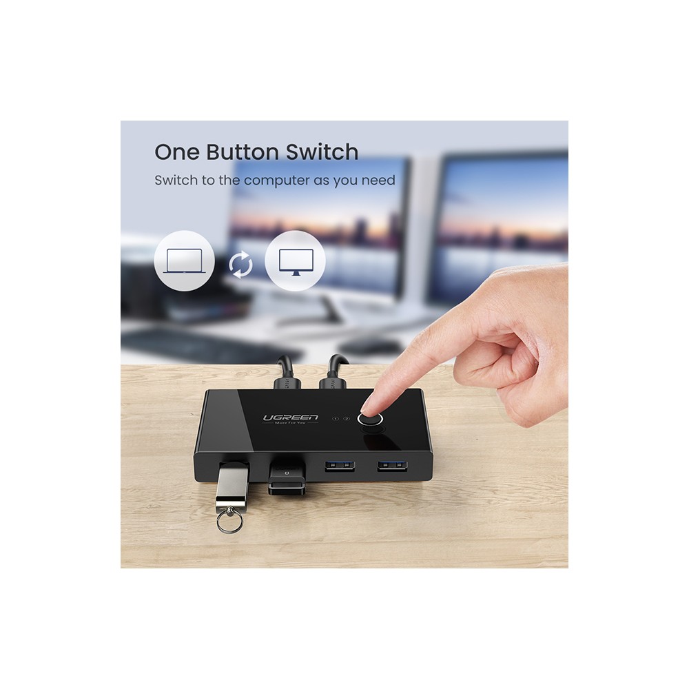 UGREEN USB 3.0 2x4 Sharing Switch Selector | 30768 - Image 4