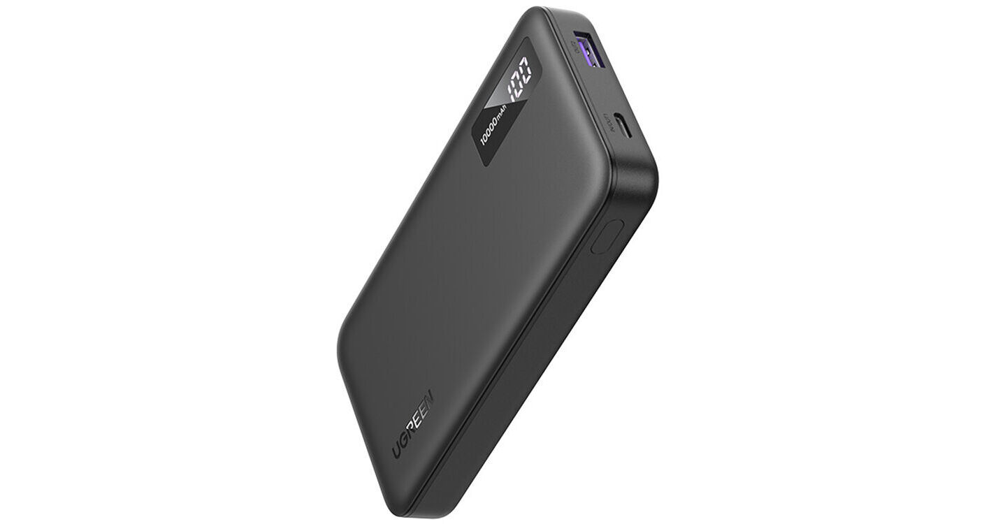 UGREEN 10000mAh Two-way Fast Charging Power Bank Black (20W) - Image 5