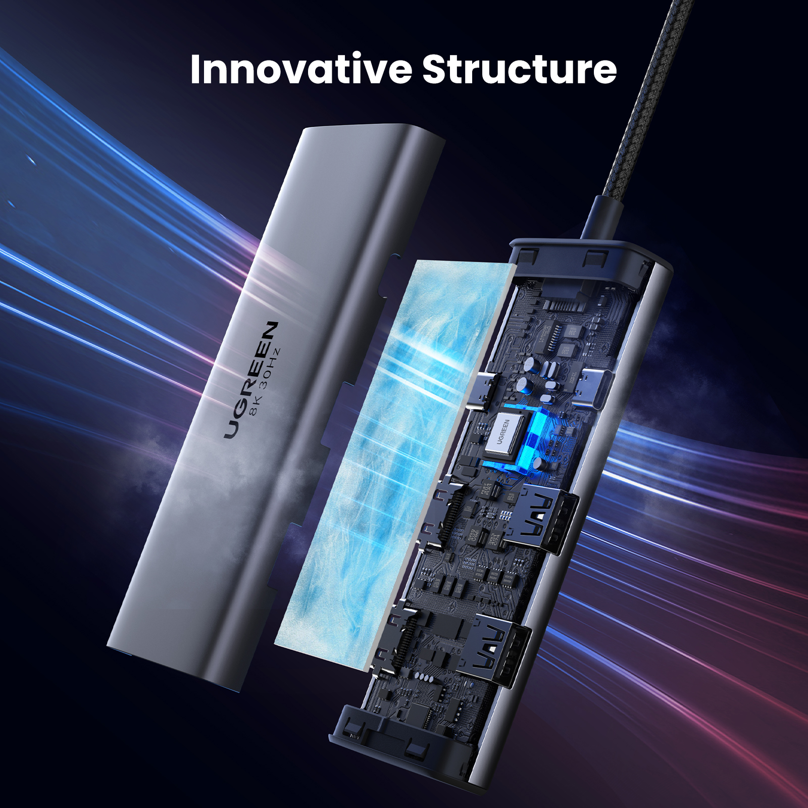 UGREEN 6 in 1 USB-C Hub – 15852 - Image 7
