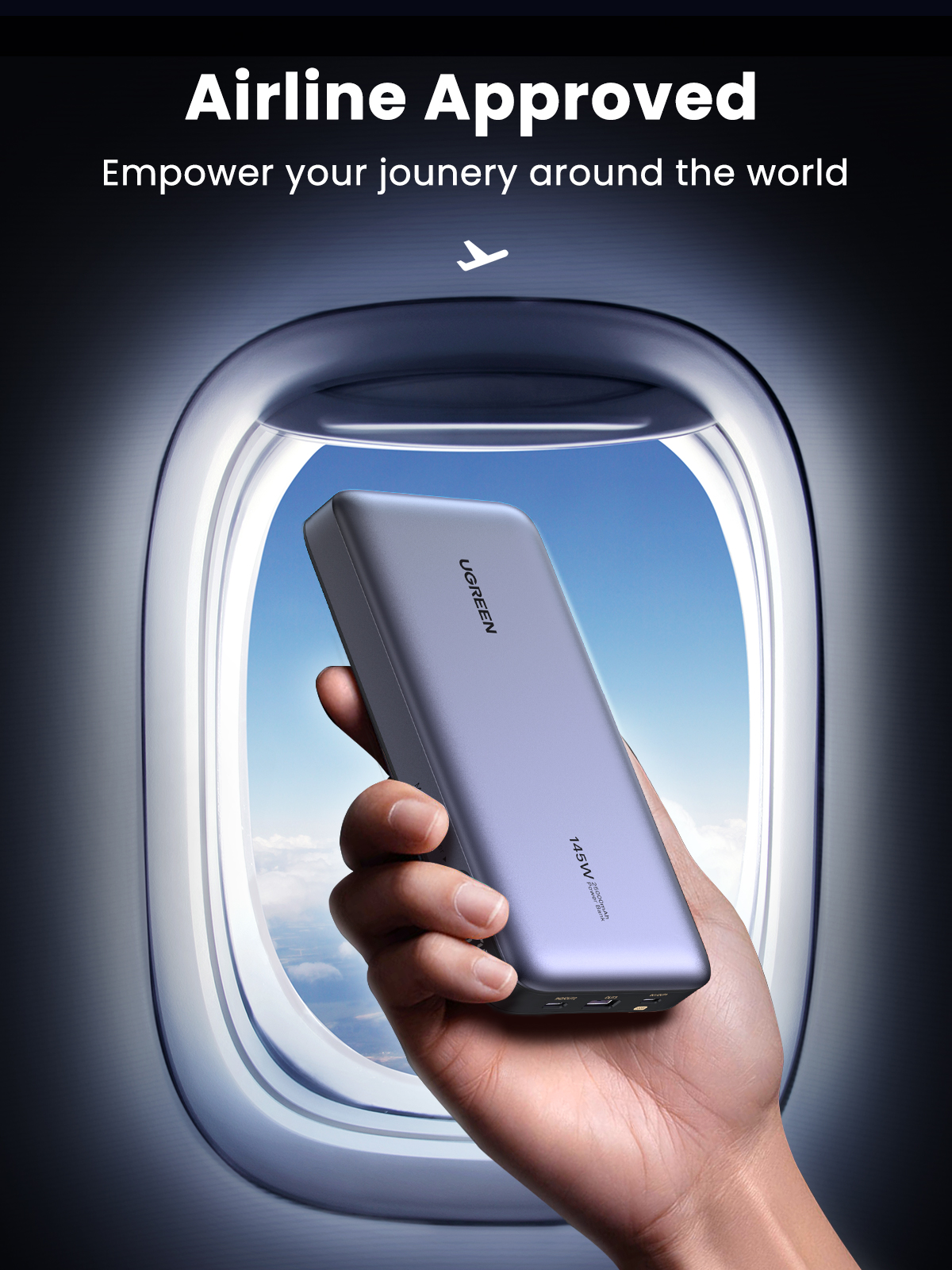 UGREEN 25000mAh 145W Fast Charging Power Bank - Image 4