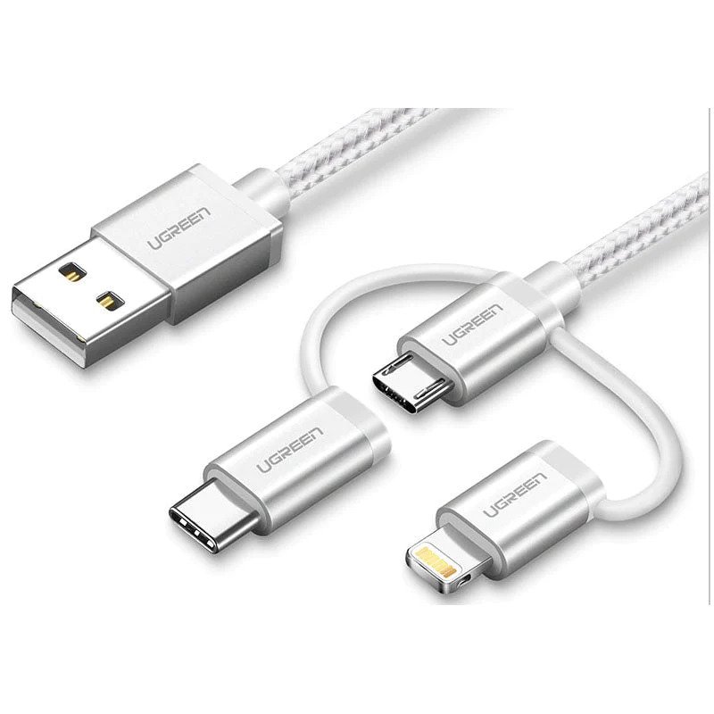UGREEN USB 2.0 to 3-in-1 Cable | 50203 - Image 4